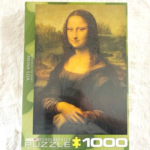 New Eurographics Leonardo Da Vinci MONA LISA Puzzle 1000 Pieces - Picture 1 of 4